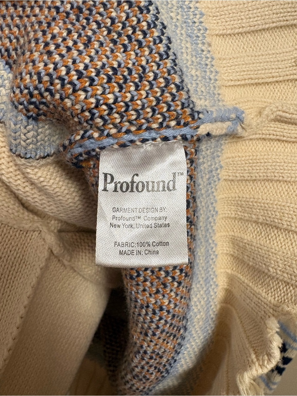 Profound Free People Oversized Floral Knit Horse Distressed Cardigan Size Small - Picture 12 of 12